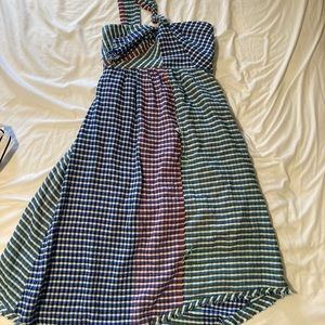 Anthropologie one shoulder dress
